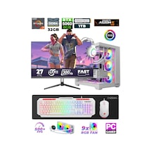 Xaser Sword X55 R7-5700X 32 GB 1 TB M.2 NVMe SSD 8 GB RTX5060 27" Free Dos Masaüstü Oyuncu Bilgisayarı