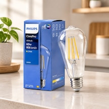 Led Filament Ampul St64 E27 2700k 7w Cam Gövde Belirtilmemiş