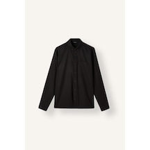Defacto Regular Fit Polo Yaka Astarlı Cepli Mont I7122ax26aubk27 Siyah-bk27