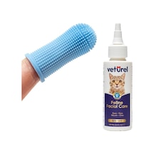 Kedi Akne Bakım Set Çene Aknesi Çene Yarası Siyah Nokta Silikon Yumuşak 360 Bpa'sız Parmak Fırç