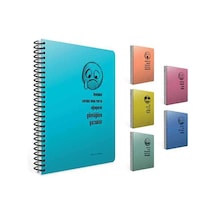 Gıpta A4 80 Yaprak Kareli Real Spiralli Pp Kapak Defter 7229000 Standart