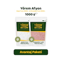 Rafine Edilmemiş Vitamin Mineral Deposu Öğütülmüş Toz Kaya & Himalaya Tuzu Avantajlı Set 1000gr.