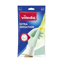 Vileda Extra Sensation Temizlik Eldiveni Küçük 16'li Paket