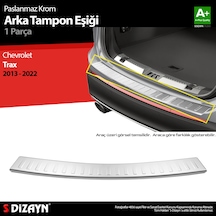 S-Dizayn Chevrolet Trax Krom Arka Tampon Eşiği 2011-2020