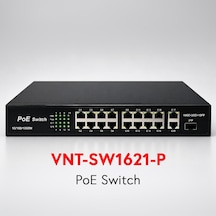 Vnt-sw1621-p 16 Port Full Gıga Poe 2 Port Uplink Gıga 1 Sfp Port Swıtch 250w