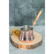Cooker 400 Ml Dövme Bakır El Yapımı Cezve Kahve Cezvesi Bk015