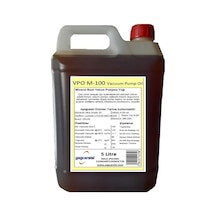 Vpo M-100 Vakum Pompası Yağı Leybold LVO100-N62-HE200- Busch V 5 L