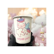 Dişim Çıktı-diş Buğdayı Temalı Tek Kullanımlık 7 Oz 200 Adet Karton Bardak 1