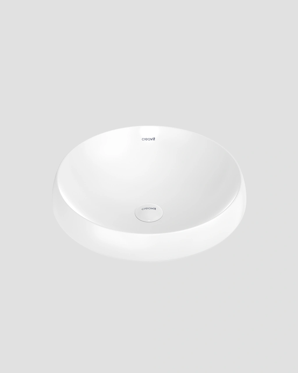 Creavit DE045 Deep Tezgah Üstü Lavabo 45 Cm. Beyaz