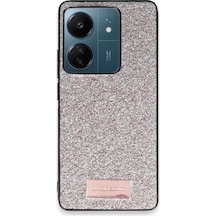 Onegif Xiaomi Redmi 13c Bright Simli Kapak - Gold Altın