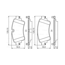 BOSCH 986494833 Fren Balatası A4 A5 Q7 16- Arka Pr-1Kj