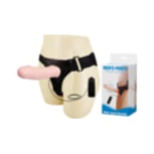 Hızlı Express Baile Men'S 17 Cm Içi Boş Belden Bağlamalı Titreşimli Protez Penis