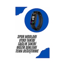 Akıllı - 401 - Uyumlu Bileklik M6 Adımsayar Spor Modları Çağrı Görme - Concepta - Türkçe Menü Dpas26