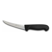 61113 - Sürmene Esnek Eğri Kemiksiz Sıyırma Bıçağı 13,5 Cm 001 Siyah