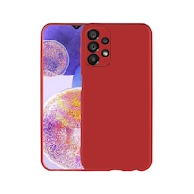 Zore Galaxy A23 Kılıf Nvth Premier Silikon Kapak - Kırmızı