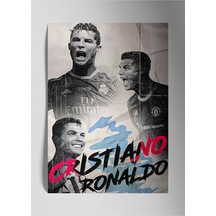 Cristiano Ronaldo Cr7 - Metal Poster Tablo