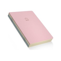 Magic Notebooks Series, Çizgisiz, 4 Defter, 48 Sayfa, 10.5x14cm 124-Pembe