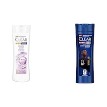 Clear Komple Bakım Vitamin Kompleksi Şampuan 350 Ml X2 + Clear Men Şampuan Vinícius Júnior 350 Ml X2