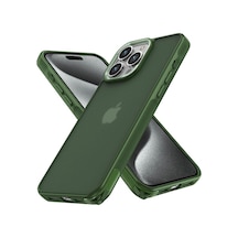 Apple, Uyumlu iPhone 14 Pro Kılıf Elegant Kapak - Yeşil