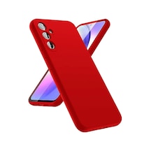 Samsung Galaxy A24 4g Kılıf First Silikon - Kırmızı Çok Renkli
