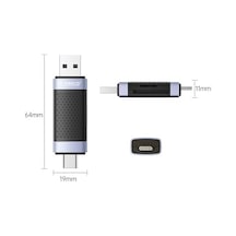 Usb Type-c Sd Tf Micro Sd Kart Okuyucu