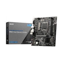 MSI PRO H610M-B DDR4 Intel H610 3200 MHz (OC) DDR4 Soket 1700 mATX Anakart