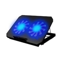 Torima 2 Fanlı Rgb Li 9-17 İnç Yükseklik Ayarlı Notebook Sogutucusu