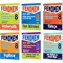Fenomen Yayinlari 8.Sinif 2025 Lgs Çikmiş Sorular Ve Ikiz Sorular 6 Kitap