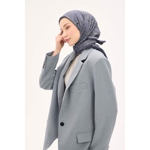 Silk Home Arve Eşarp Etnik Koyu Lacivert 90x90 Çok Renkli