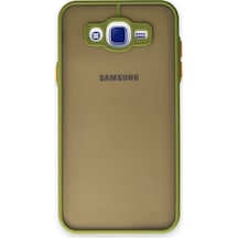 Newface Samsung Uyumlu Galaxy J7 Kılıf Montreal Silikon Kapak - Açık Yeşil Açık Yeşil