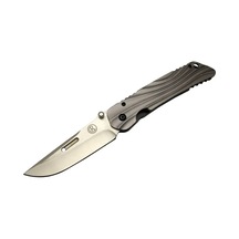 Lanmark Umnumzaan T 50 Gri Kamp Çakı 22,5cm - Manuel, Kemerlikli, Oluklu