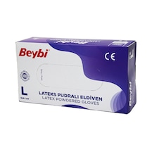 Beybi L Pudralı Muayene Eldiveni 100lü 4767