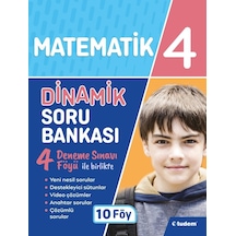 4.Sınıf Matematik Dinamik Soru Bankası -  Tudem Yayınları