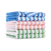 Mikrofiber Temizleme Bezleri, 6 Adet Süper Emici Mikrofiber Temizleme Bezi, Yeniden Kullanılabilir Mikrofiber Bulaşık Bezleri, Ev, Mutfak İçin Çok Amaçlı Temizlik Havluları, Boyut 25 X 25 Cm Açık Bej
