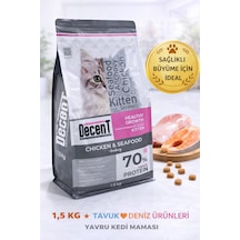 Decent Tuk & Deniz Ürünlü Yru Kedi Sı 1,5 Kg