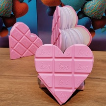 Kalpli Çikolata Not Defteri Pembe Hmngoxxtptprp Belirtilmemiş
