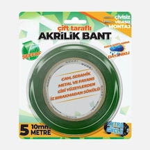 Çift Taraflı Akrilik Silikonize Şeffaf Montaj Bandı Extra