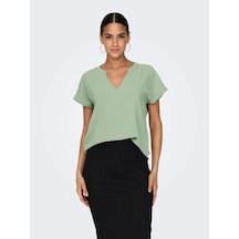 Jdy Jdylion Life S/s Top Wvn Noos Kadın Bluz 15249287 Yeşil