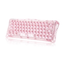 Gravastar Mercury V60 Manyetik Switch Gaming Klavye, Kablolu, İngilizce Q, Crystal Rose