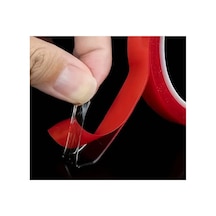Silikon Çift Taraflı Montaj Bantı Şeffaf Tape 25mm X 5mt Bant Marketim
