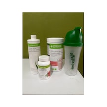 Ahududu Aromalı Shake 550 Gr Aloe 473 Gr Limon Aromalı Çay 51 Gr Ve Shaker 4 Lü Set