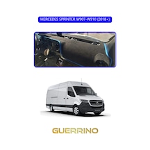 Mercedes Sprinter W907-w910 2018+torpido Koruma Halısı Mavi Kenar