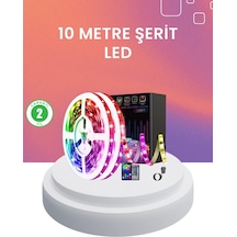 Hubrendy Tekno 10 Metre Telefon Kontrollü Smart Şerit Led Usb Rgb Kumandalı