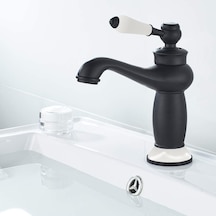Fause Rustik Lavabo Bataryası Vintage Siyah Klb100-B
