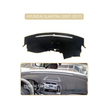 Hyundai Elantra 2007-2011torpido Koruma Halısı Bej Kenar