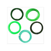 3d Kalem İçin Yeşil Cıvıltısı Yeşil,açık Yeşil,neon Yeşil,haki Yeşil,su Yeşili Pla Filament Seti