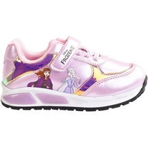 Frozen Elsa Anna Kız Çocuk Işıklı Spor Ayakkabı Sneakers 001