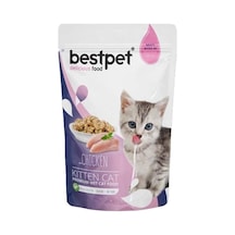 Bestpet Kitten Jelly Tavuk Etli Pouch Yavru Kedi Maması 6 x 85 G