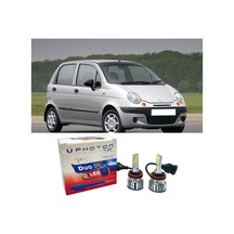 Daewo Matiz Led Xenon Uzun + Kısa Far Ampulü H4 Duo Yeni Seri Beyaz