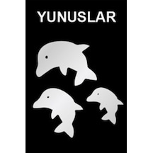 Dekoratif Kırılmaz Ayna Sticker Yunuslar